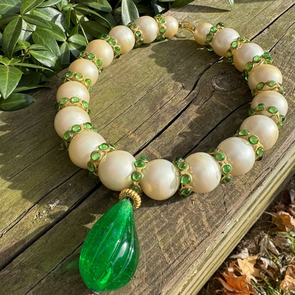 Gripoix for Chanel 1950s Pearl Choker Necklace - Picture 7 of 10